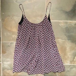 Zara Geometric Print Strappy Mini Dress Size XS